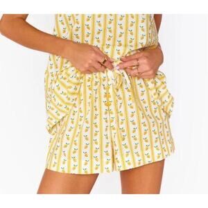 NWOT Show Me Your Mumu PJ Shorts Sz Large $78 MSRP